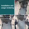 Mokuo Scooter 25mm Footpegs Clamp Kit in Heavy Iron Material