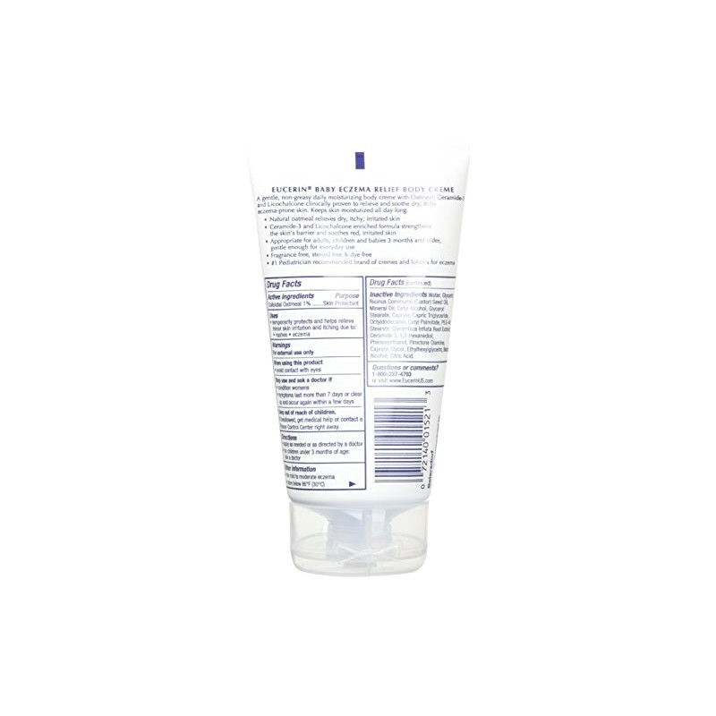 Eucerin Baby Eczema Relief Body Creme 5oz - 2 Pack