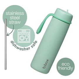 b.box 690ml Insulated Flip Top Drink & Water Bottle | Triple Layer Insulating Stainless Steel | Keeps Drinks Cold up to 44hrs