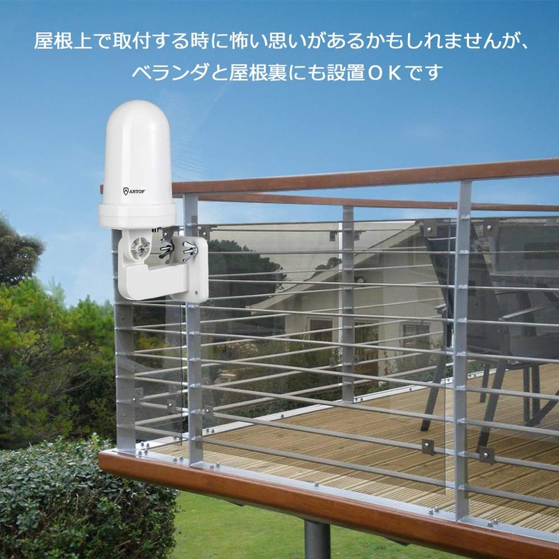 ANTOP AT-JP416B Terrestrial Digital Antenna, Outdoor, Terrestrial Digital Antenna, UHF