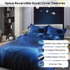 choicehot Duvet Cover Double Size Set - Galaxy Space Kids