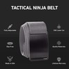 GRIP6 Tactical Belt - No Hole, Nylon Belts for Men