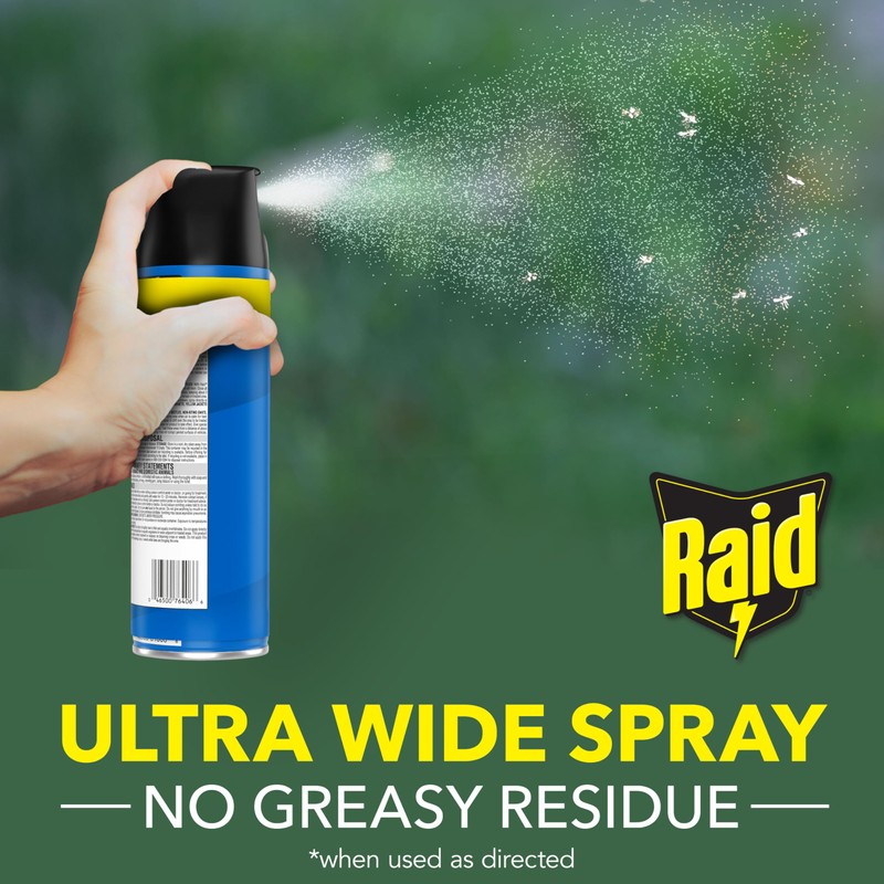 Raid Flying Insect Killer, Kills Flies, Mosquitoes, and Other Flying