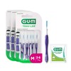 GUM TRAV-LER Professional Interdental Brushes, Bristles with Antibacterial Protection, Coated
