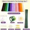 800 PCS Pipe Cleaners Flower Kit, Pipecleaner Flowers Supplies, 13