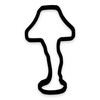 Leg Lamp Cookie Cutter with Easy to Push Design (4.5
