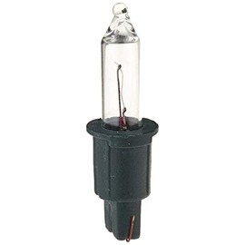 Konstsmide 2122-050SB Replacement Bulb / for Mini Fairy Lights / 12 V, 1.14 W / Blister Pack of 5 / Plug-In Socket Green (Pack of 1)