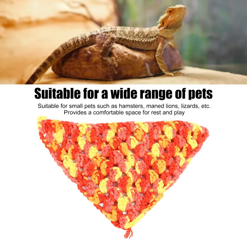 Hamster Woven Hammock Multifunctional Comfortable Safe Reptile Woven Net with