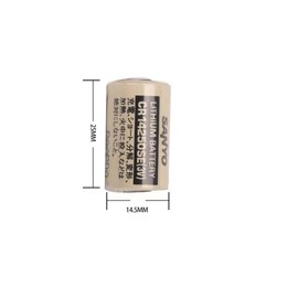 KUANMAI 5PCS CR14250SE PLC Lithium Battery (1/2AA) with Black Connector for Sanyo CR14250SE1747-BA Backup Power Supply