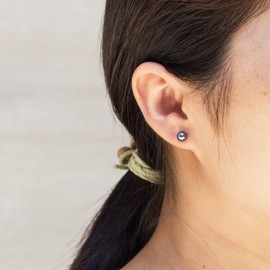 Philip Jones Grey Shell Pearl Earrings