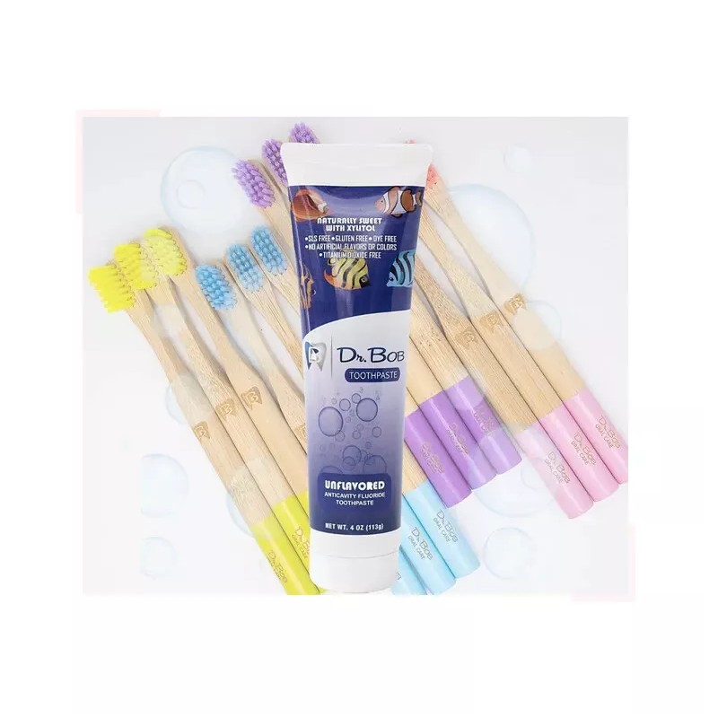 Dr. Bob Unflavored Toothpaste (3 Pack)