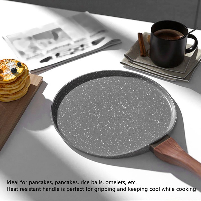 Frying Pan with Magnetic Base Rapid Heat Conduction Prevents Stick