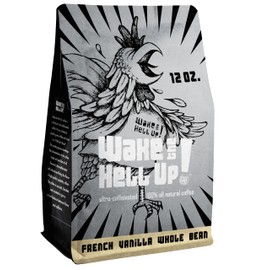 Wake the Hell Up! French Vanilla 12oz Ultra-Caffeinated Whole Bean Coffee