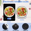 Howeifull Digital Kitchen Scale, USB C Charging, 15 kg Digital