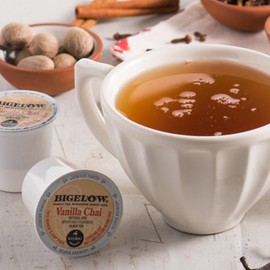 Bigelow Tea Vanilla Chai Black Tea Keurig K-Cup Pods, Caffeinated Tea Keurig Tea Pods, 24 Count Box (Pack of 4), 96 Total K-Cup Pods