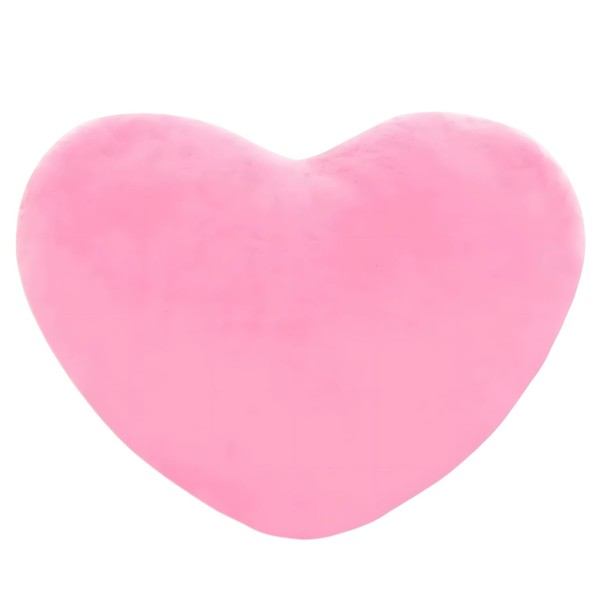 1 Pcs Pink Heart Decorative Pillow, Heart Shaped Cushion for