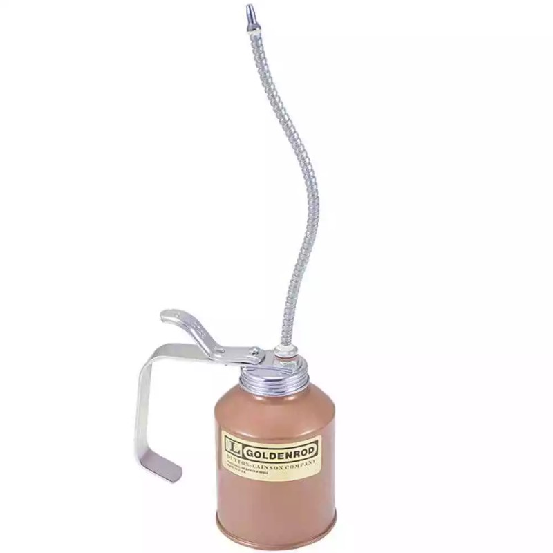 Goldenrod 707 Hand-Held Lever-Type Oiler, 8" Flexible Spout