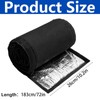 3 Layers HVAC Copper Pipe Insulation Cover Protective Sleeve Wrap,