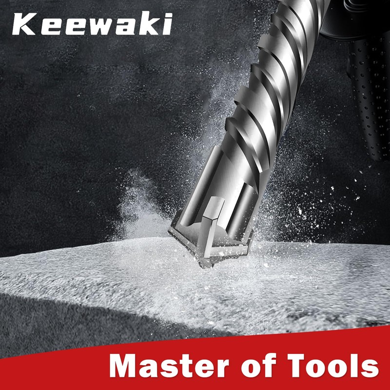 Keewaki 10 Pack 5/16" x 6" SDS Plus Rotary Hammer