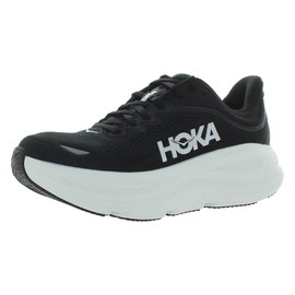 HOKA Bondi 9 Womens Shoes Size 9, Color: Black/White