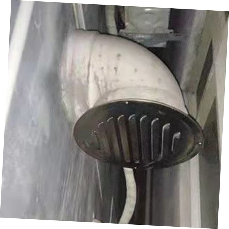 WOONEKY Exhaust Fan Cover Stainless Steel Rain Hat Round Air