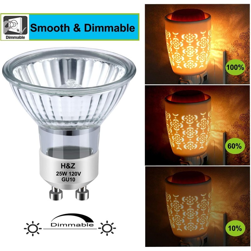 NP5 gu10 120v 25w Bulb Candle Warmer, 6pcs gu10+c 120v