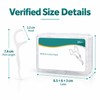 Ultra-Fine Dental Floss Picks with Pointed Toothpick, 150/300/600/1000 Count Options