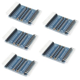 Hailege 5pcs 5V/3.3V 8 Channel Level Converter IO Bidirectional Mutual Convert for