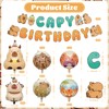 ZWBIGCHA 13 Pcs Capybara Birthday Party Decorations, Capy Birthday Decor