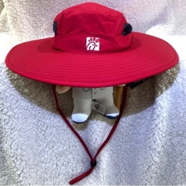 FILA Chik-Fil-A Red Team Member Bucket Sun Adjustable Hat NWOT