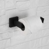 Black Wall Mounted Rack Toilet Roll Paper Holder Bathroom Tissue