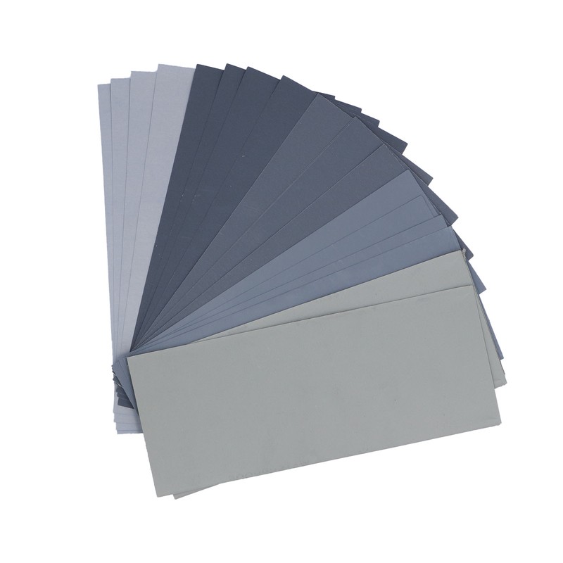 20Pcs Sand Paper Dry Wet Sandpaper 1000 to 7000 Grit