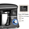 Stand Mixer, 6.5QT Electric Kitchen Mixer, 6+P Speed Adjustable Tilt-Head