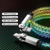 USB-C Light Up Cable 2 Pack 6.6ft LED USB C
