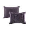 Madison Park Laurel Comforter Set Color: Plum, Size: King