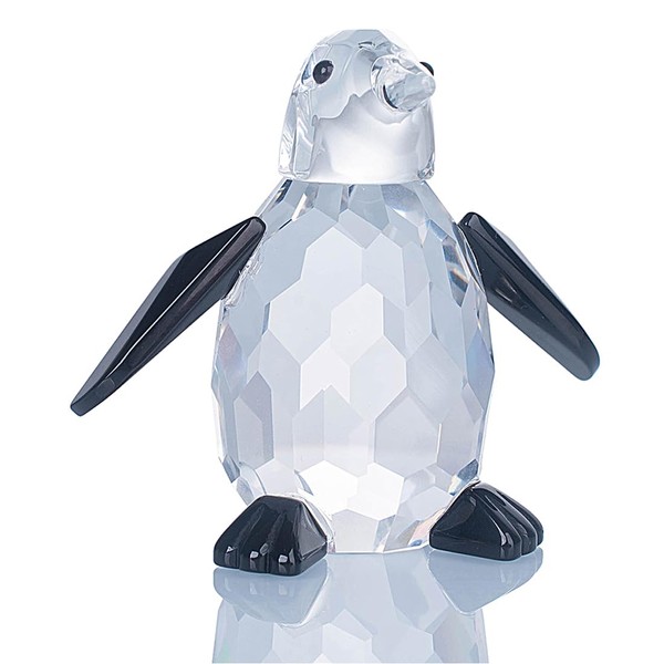 LONGWIN - Figuritas de pingüino de vidrio coleccionable para decoración
