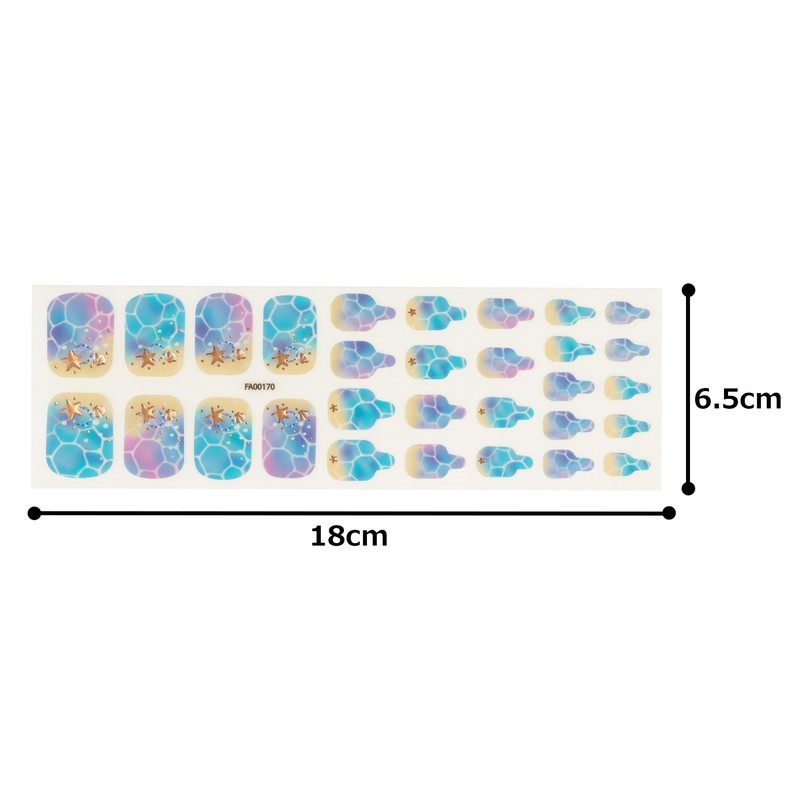 ZINIPIN FA00170 Foot Nail Seal for Summer Beach