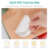 LVCHEN 4 Pairs AED Pads - Reusable Adult AED Training
