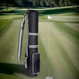 Golf Carry Bags for Men,Golf Carry Bag | Holds 3-9 Sticks Foldable Waterproof Tee Towel Compartments Pack for Travel Practice Tournament Adults Trunk Airplane Beginner