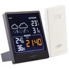 infactory Digital Barometer: Set of 2 Weather Stations with Outdoor