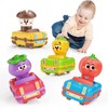MOONTOY Press and Go Car Toys 1 2 Year Old