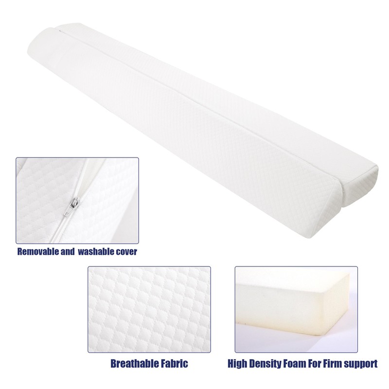 HOMBYS Wedge Pillow Headboard for Bed Gap,Foldable Bed Wedge Gap