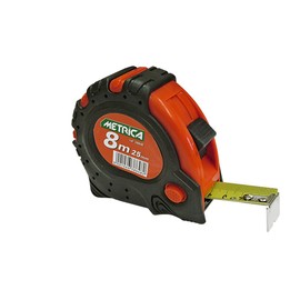 Metrica 38648 Tape Measure with 3 Brakes 8 m x 25 mm