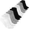 6 Pares Calcetines de Cinco Dedos de Algodón Mujer Color