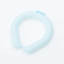 Suo Ring 28° (82.4 °F) Ice, Cooling Ring, Neck Cooler, Chilly, Heat Stroke Prevention, Indoor Work, Kitchen, Greenhouse, Watching Sports, Outdoor, Sustained Temperature Control, PCM, S, for Kids, Baby Blue