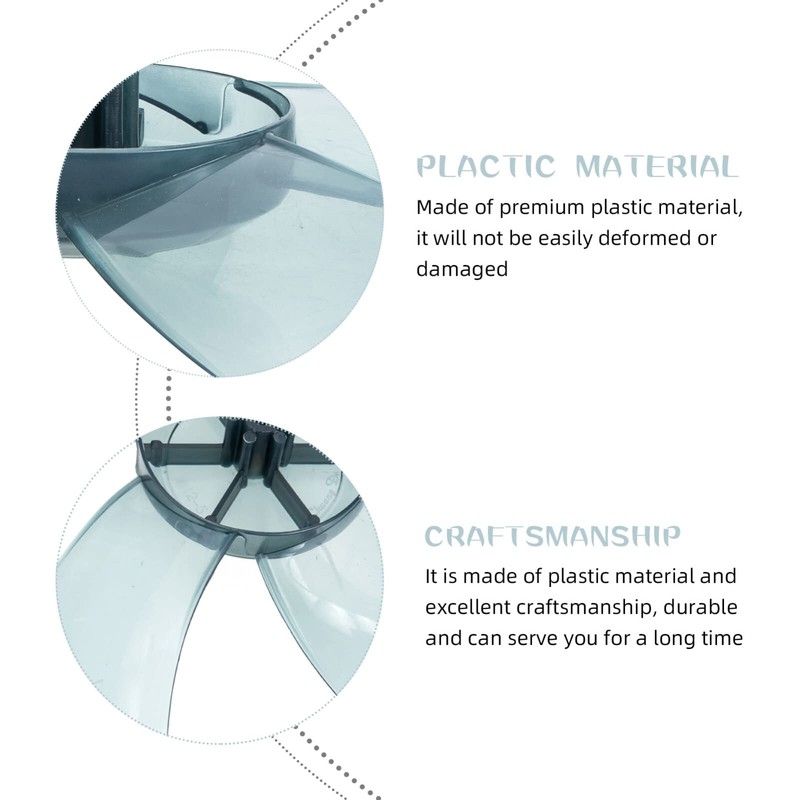 Zerodeko Universal Plastic 5 Leaves Fan Set, Replacement Fan with