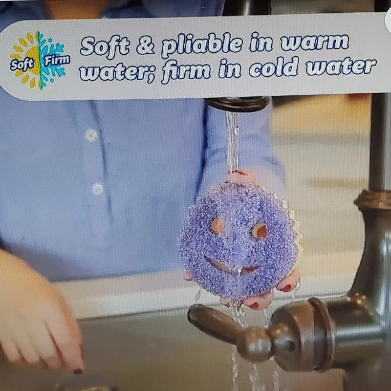 Scrub Mommy Dual-Sided Scrubber Sponge Scratch Free, 8 Pack