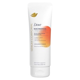 DOVE Sérum Corporal en Crema Niacinamida + Tono Uniforme, cuidado de la piel con manchas, reduce las manchas obscuras y elimina la resequedad 200 ml