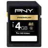 PNY Optima 4GB SDHC Class 4 Flash Memory Card P-SDHC4G4-EF