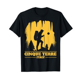 Hiking Trail Cinque Terre Italy Souvenir Mountain T-Shirt